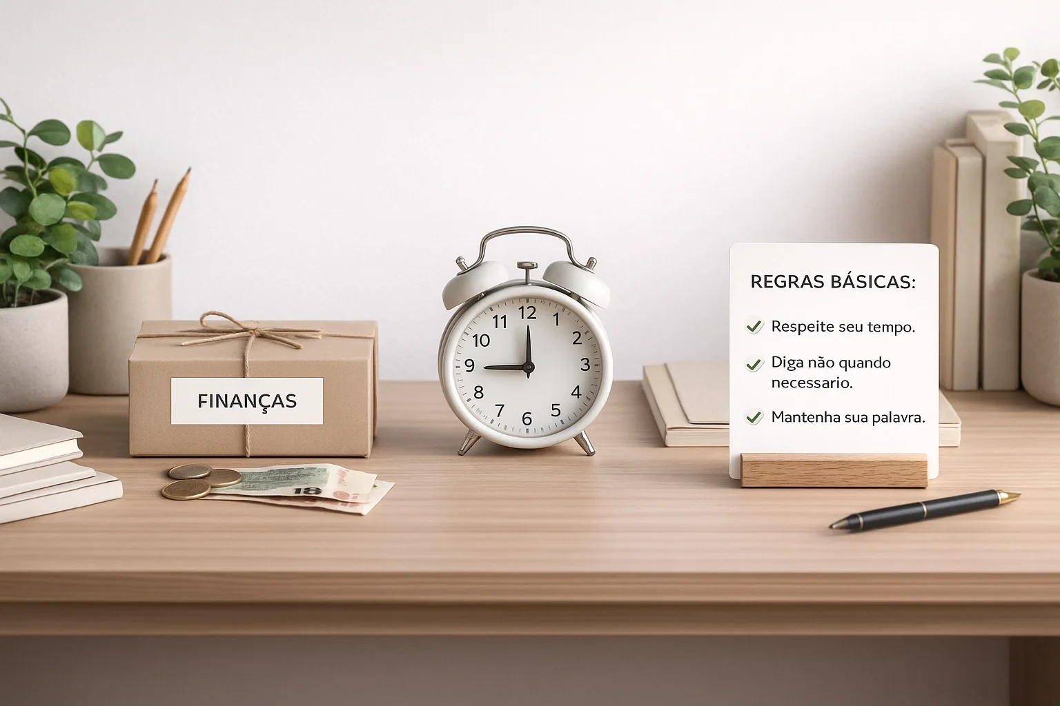 Representação visual de limites claros e organização na gestão de banca de apostas